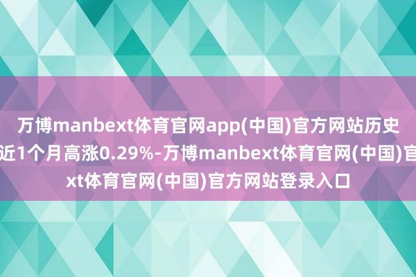 万博manbext体育官网app(中国)官方网站历史数据败露该基金近1个月高涨0.29%-万博manbext体育官网(中国)官方网站登录入口