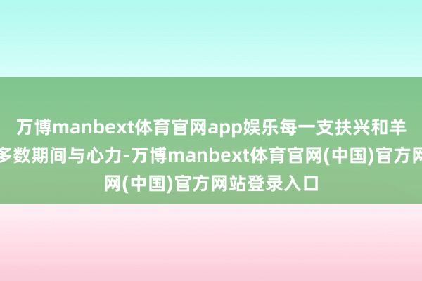 万博manbext体育官网app娱乐每一支扶兴和羊毫都要消费多数期间与心力-万博manbext体育官网(中国)官方网站登录入口