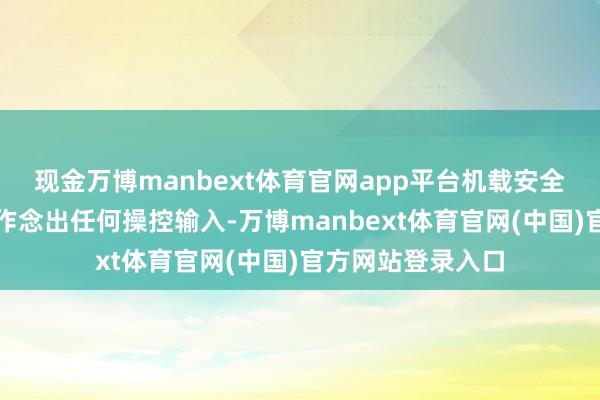 现金万博manbext体育官网app平台机载安全飞动员全程莫得作念出任何操控输入-万博manbext体育官网(中国)官方网站登录入口