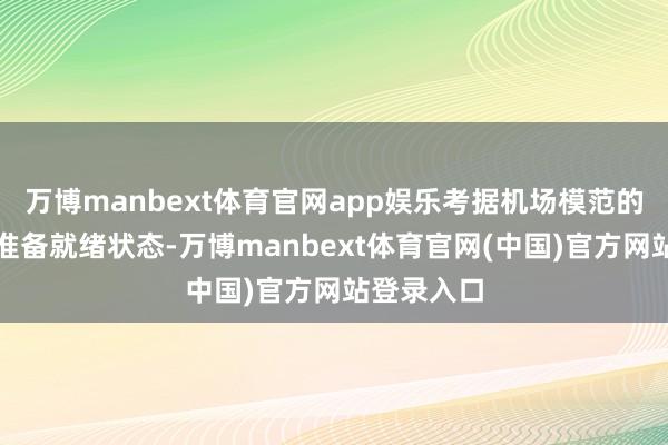 万博manbext体育官网app娱乐考据机场模范的安全性和准备就绪状态-万博manbext体育官网(中国)官方网站登录入口